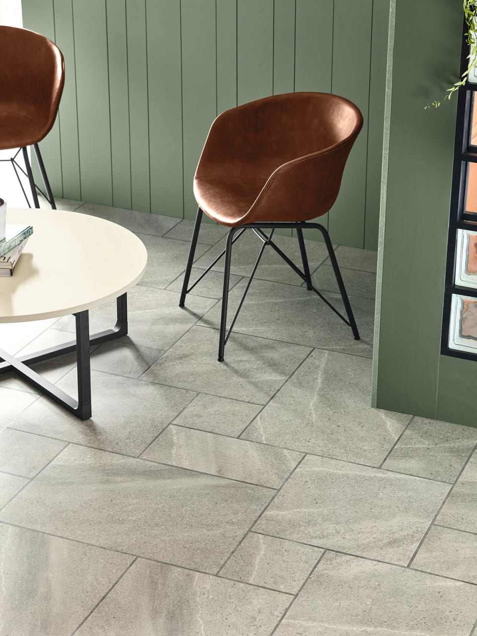 Extra Large Flagstone DC580 | An LVT Design floor for Commercial